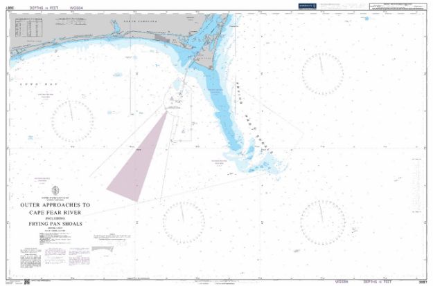 BA 3687 - Apprs Cape Fear R Frying Pan Shoals